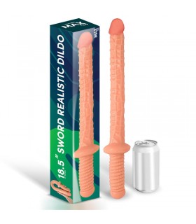 Blade Dildo Realista Forma de Espada 18.5 Sword Natural