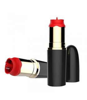Estimulador de Pintalabios con Lengua Estimuladora USB Negro