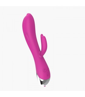 Vibrador delfin 6 Funciones USB Rosa