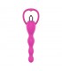 Cadena Anal con Vibración Rosa