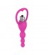 Cadena Anal con Vibración Rosa
