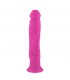 Dildo Realista con Vibración Silicona Rosa