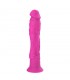 Dildo Realista con Vibración Silicona Rosa