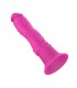 Dildo Realista con Vibración Silicona Rosa