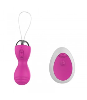 Huevo Vibrador con Control Remoto USB Rosa