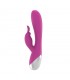 VIbrador Dual USB Silicona Rosa