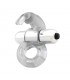 Horizon Anillo Vibrador con Conejito Transparente