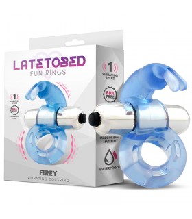 Firey Anillo Vibrador con Conejito Azul