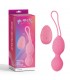 Huevo Vibrador Control Remoto Ridged USB Silicona 7.4