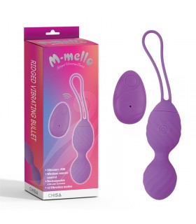 Huevo Vibrador Control Remoto Ridged USB Silicona 7.4