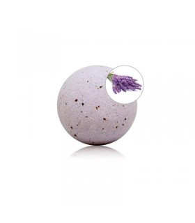 Bomba de Baño Aroma Lavanda con Pétalos de Rosa 140 gr