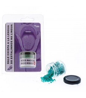 Dale Chispa a la Lengua Caramelo Sabor Frambuesa Azul con Ch