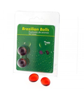 Set 2 Brazilian Balls Aroma Fresa y Chocolate
