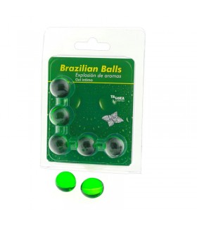 Set 5 Brazilian Balls Explosion Aroma Menta