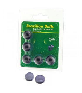 Set 5 Brazilian Balls Explosion Aroma Frutas Bosque