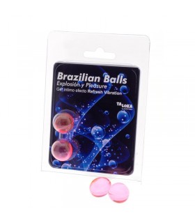Set 2 Brazilian Balls Excitante Efecto Refresh Vibración