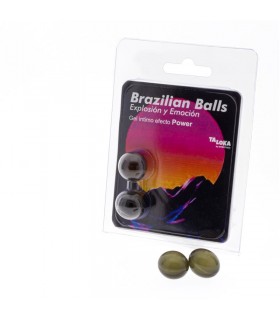 Set 2 Brazilian Balls Gel Excitante Efecto Power