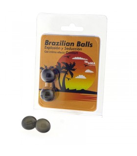 Set 2 Brazilian Balls Gel Excitante Efecto Confort