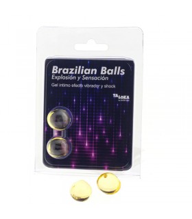 Set 2 Brazilian Balls Excitante Efecto Vibrador y Shock