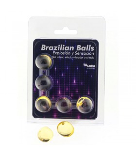 Set 5 Brazilian Balls Excitante Efecto Vibrador y Shock