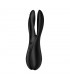 Vibrador Threesome 2 Negro