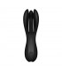 Vibrador Threesome 2 Negro