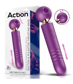 No. TwentyTwo Masajeador con Succión, Pulsación y Thrusting