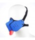 Bozal de Perro de Neopreno Desmontable y Ajustable Azul