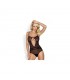 812-TED-1 Body con Perlas Negro