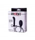 Plug Anal Inflable con Bomba Negro
