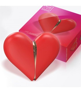 Mon Luv Corazón Doble Estimulador 2 en 1 Succión y Lengua