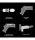Funda el pene y testículos con vibración Ridge Knights