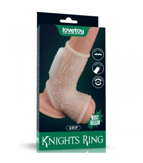 Funda el Pene y Testículos con Vibración Drip Knights