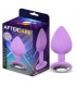 Sparkly Plug Anal Silicona Talla S Lilac
