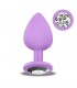Sparkly Plug Anal Silicona Talla S Lilac