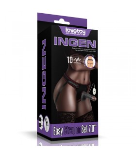 Arnés Ajustable con Dildo 10 Funciones 7.0