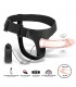 Bemax Arnés con Dildo Hueco Desmontable, Vibración y Control
