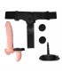 Batek Arnés con Dildo Doble Desmontable, Punto G y Vibración