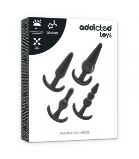 KIT 4 PLUG ANALES SILICONA ADDICTED