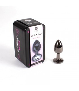 Gunmetal Plug Anal Talla S