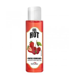 Gel Efecto Calor Sabor Frutos Rojos 35 ml