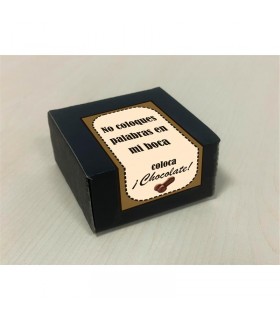 Caja de 8 Bombones Chocolate Puro Forma de Pene