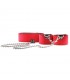 Shots Ouch! Collar y Muñequeras Reversibles Color Rojo
