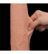 Dildo Dual Layer Piel Retractil 13.5