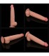 Dildo Dual Layer Piel Retractil 13.5