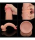 Dildo Dual Layer Piel Retractil 13.5
