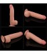 Dildo Dual Layer Piel Retractil 12