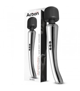 Silvery Wand Masajeador High-Tech Súper Potente Inalámbrico 