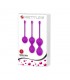 Pack 3 Bolas Kegel Color Rosa