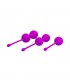 Pack 3 Bolas Kegel Color Rosa